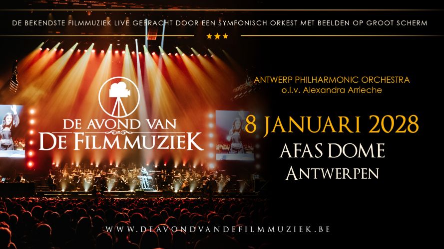 De Avond van de Filmmuziek komt terug in 2028! De Avond van de Filmmuziek komt terug in 2028!